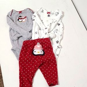 Closet clear out Carters Newborn Winter Set